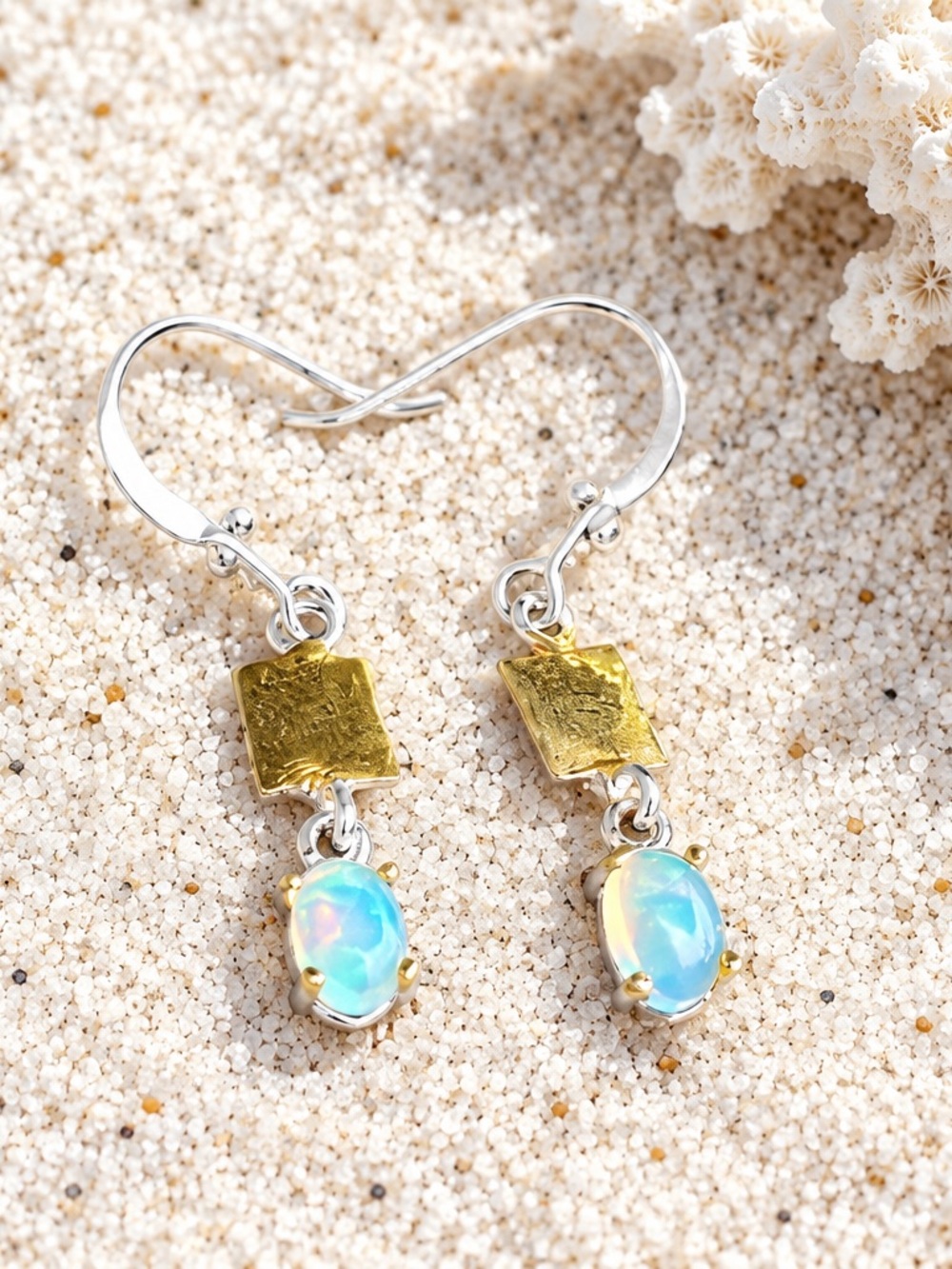 NEW! Ethiopian Opal Earrings